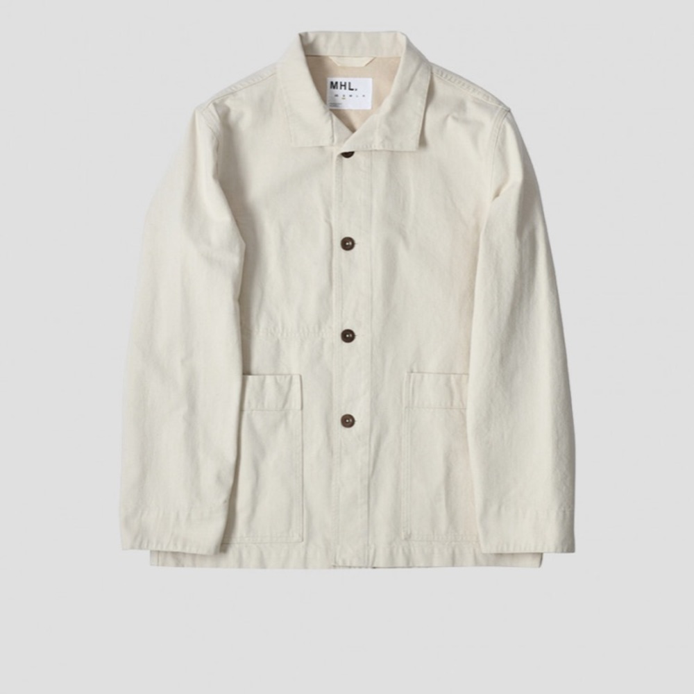MHL Margaret Howell chore jacket cream Totokaelo